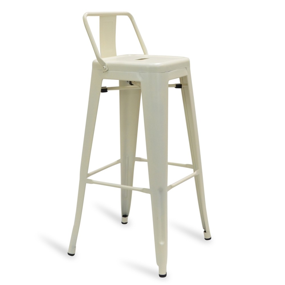 Hocker mit Rückenlehne Classic Wide Bistro Matt Icon Möbel