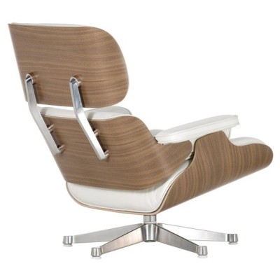 Replica della poltrona Eames Lounge Chair in legno di noce di Charles & Ray Eames