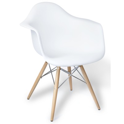 furmod Silla Eames DAW Inspirada Chrome Edition