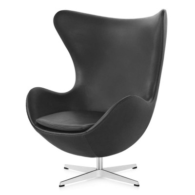 Arne Jacobsen Replica Leather Egg Chair -tuoli