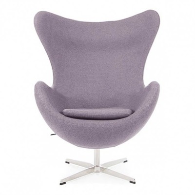 Replica Egg Chair con poggiapiedi del designer Arne Jacobsen