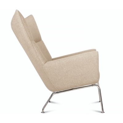 Wing chair replica by designer Hans J. Wegner