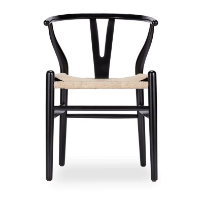 Replica Wishbone Chair in Colored Wood by Hans J. Wegner