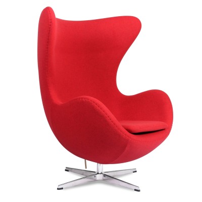 Replica Egg Chair em Cashmere da designer Arne Jacobsen