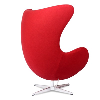 Réplique de la chaise Egg en cachemire du designer Arne Jacobsen