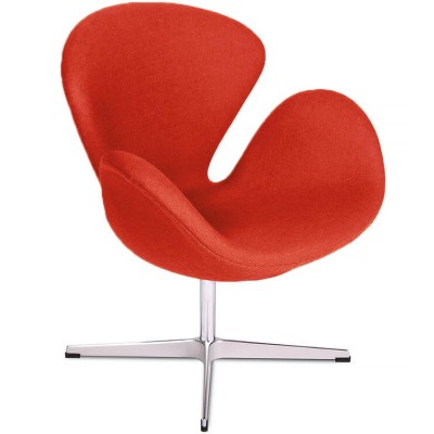 Réplique de la chaise Swan en cachemire par Arne Jacobsen