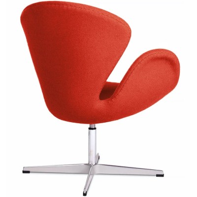 Réplique de la chaise Swan en cachemire par Arne Jacobsen