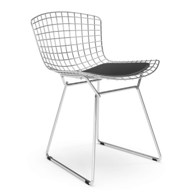 Replica Sedia Bertoia "Alta Qualità" in Acciaio Cromato del famoso designer Hans J. Wegner