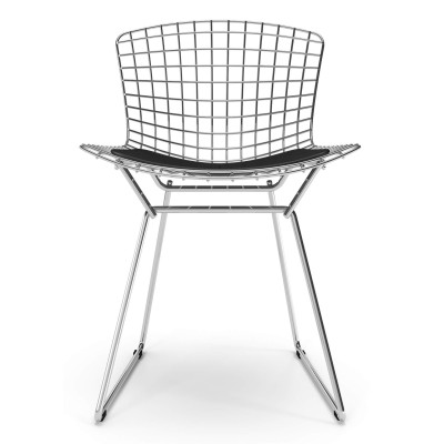 Replik Stuhl Bertoia "High Quality" aus Chromstahl des berühmten Designers Hans J. Wegner