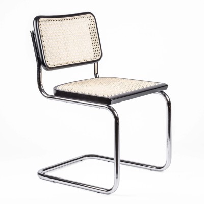 Replica of the Cesca Chair by designer Marcel Breuer