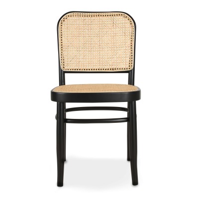 Moulin Chair In Natural Rattan retro style