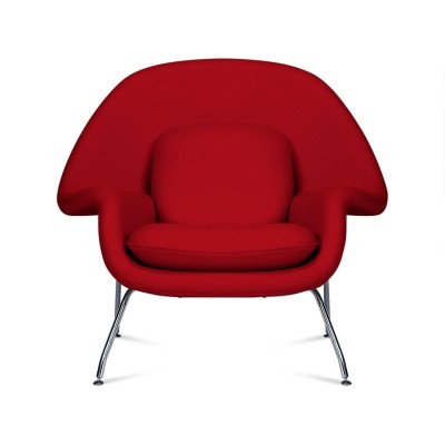 Replica della Womb Chair del designer Eero Saarinen