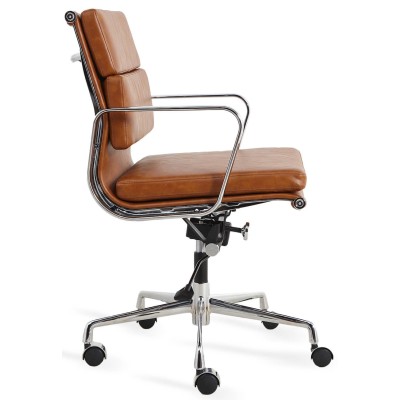 Replica Soft Pad office chair in worn leatherette