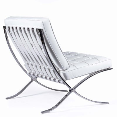 Réplique de chaise Barcelona Premium en cuir italien