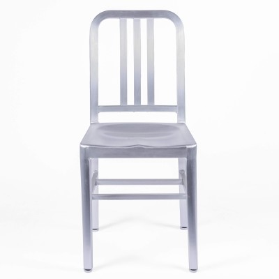 Navy Army chair replica in aluminum