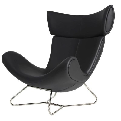 Imola Design Fauteuil Réplique en Cuir Italien