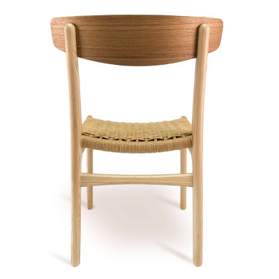 Nordic chair replica CH 23 handmade in ash wood