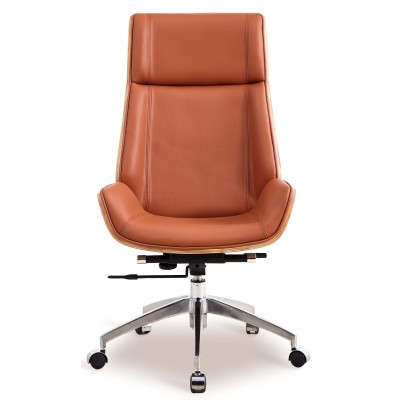 Nordic Leather Highback Office Chair