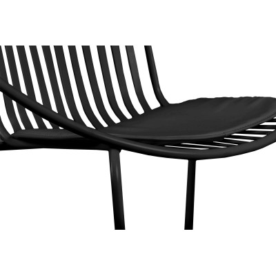 Chaise en métal Bali adaptée pour l'extérieur