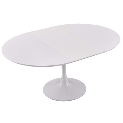 Réplica da mesa de jantar extensível em tulipa Eero Saarinen