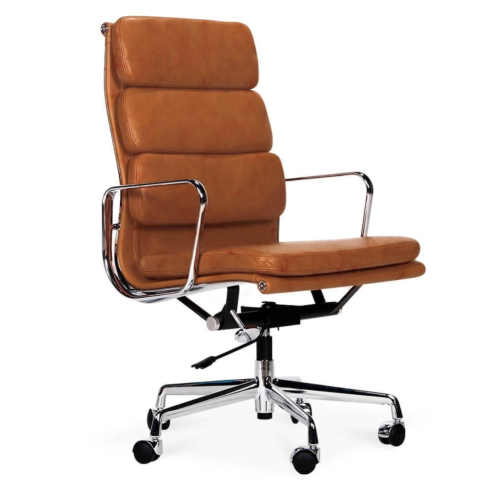 Replica Soft Pad EA219 office chair in worn leatherette