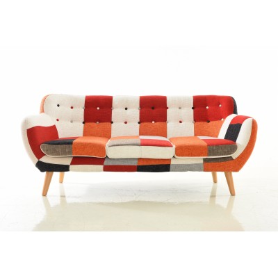 furmod Club Patchwork Colors Sofa "3 Seater"