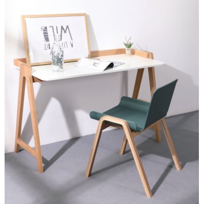 Pop Desk with Solid Oak Legs