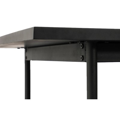 Mesa de Jantar Retangular Blackstorm 140x80cm em Madeira de Carvalho