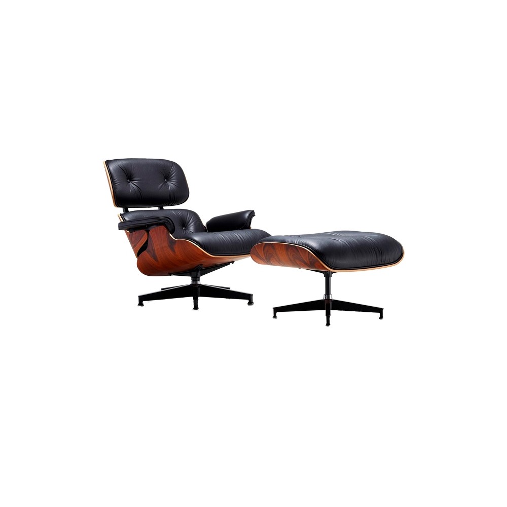 Charles & Ray Eames alkuperäinen Replica Eames Lounge -tuoli