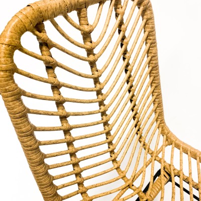 Cadeira Le Midi em rattan adequada para exterior