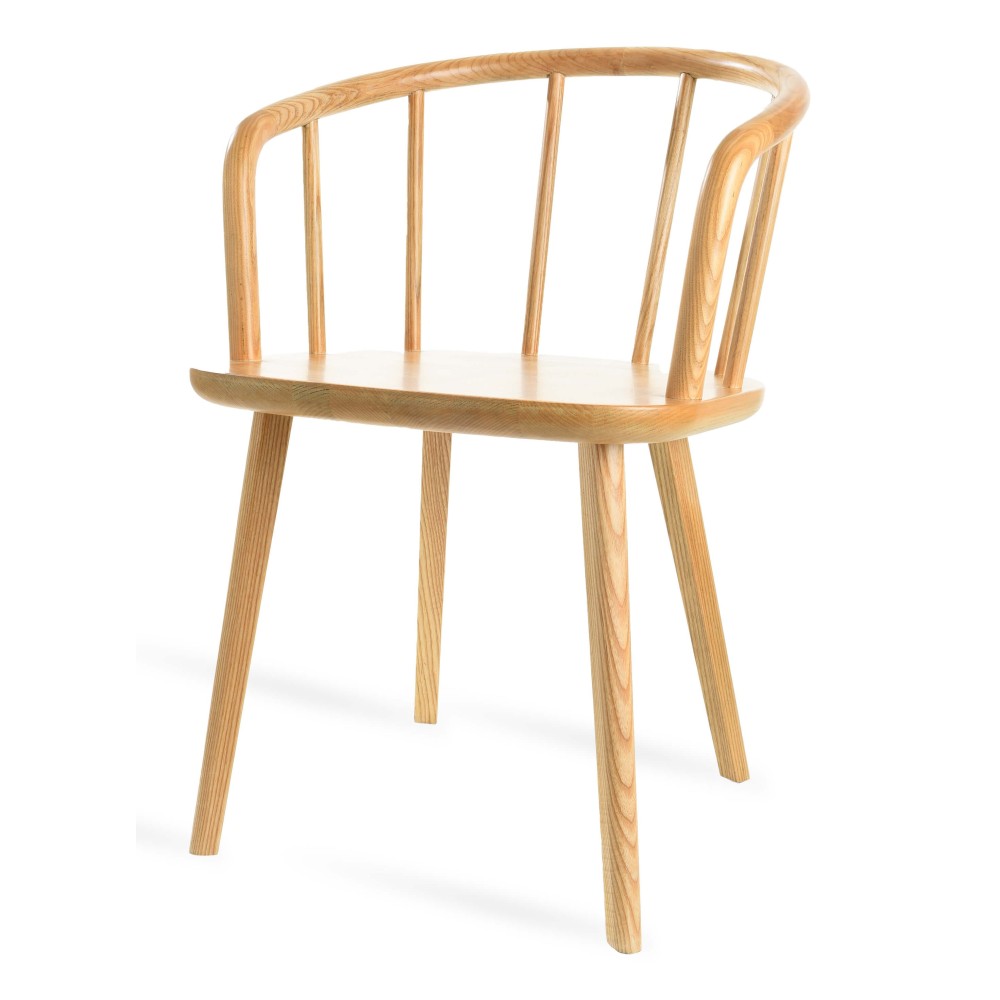 Silla nórdica Organic XL en madera de fresno