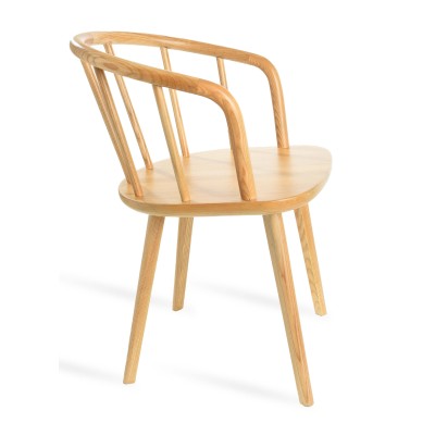 Silla nórdica Organic XL en madera de fresno