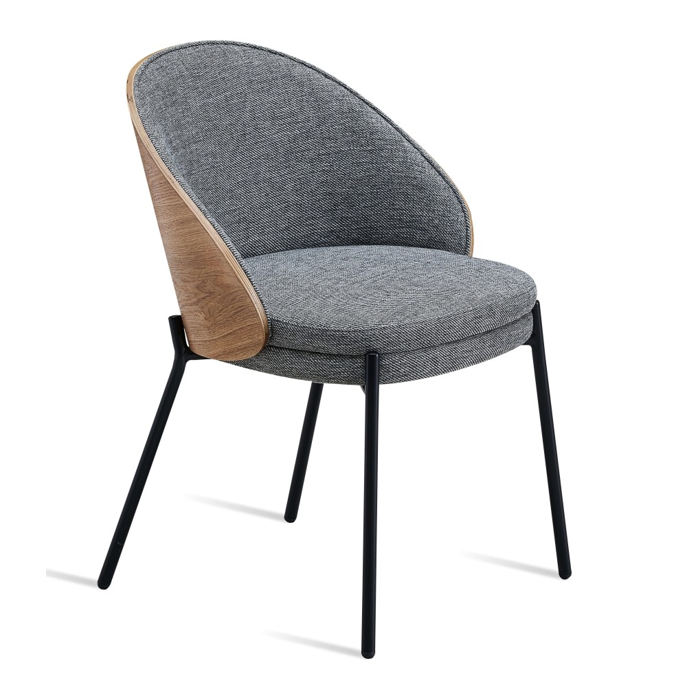 Nordic Earth chair with cotton cushion