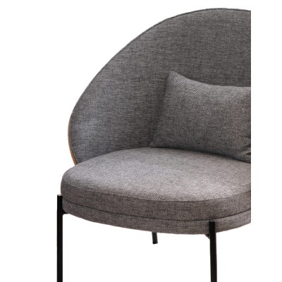 Fauteuil Nordic Earth avec coussin en coton