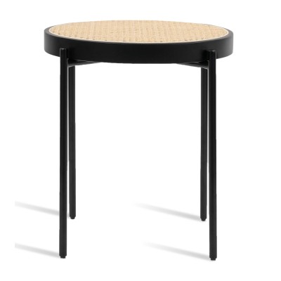 North side table in rattan 50cm