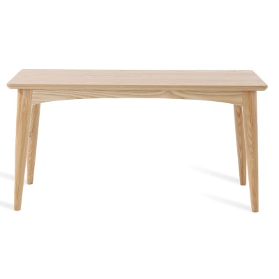 Mesa de comedor nórdica Dubli en madera de fresno