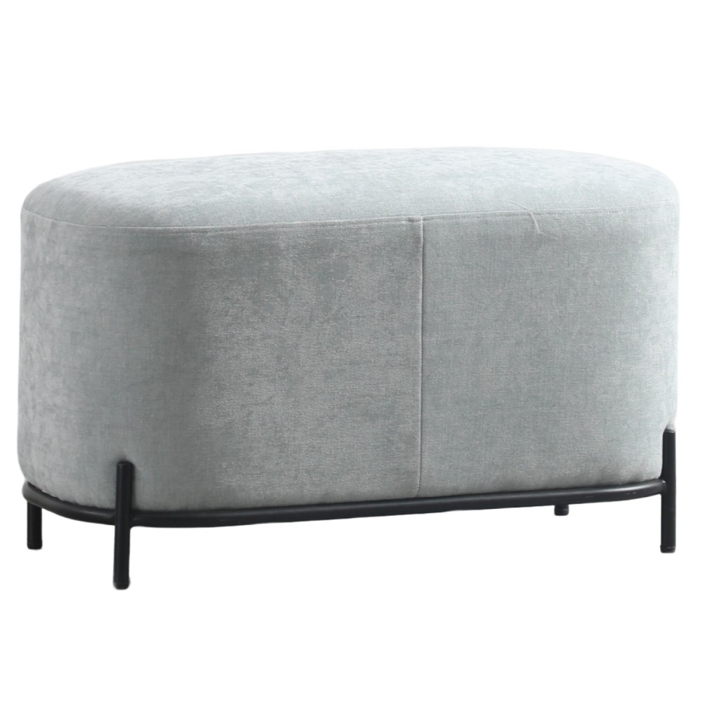 Minimalist design Clair Loveseat sofa footrest