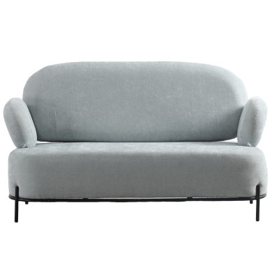 Canapé Clair Loveseat avec accoudoirs au design minimaliste