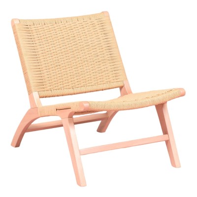 Fauteuil Nordic Forest en bois de hêtre et corde naturelle