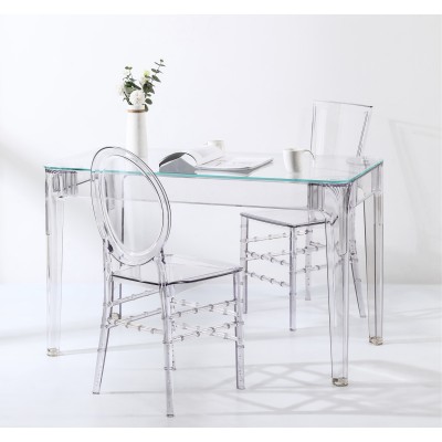 Chaise Isabelle Ghost en polycarbonate transparent