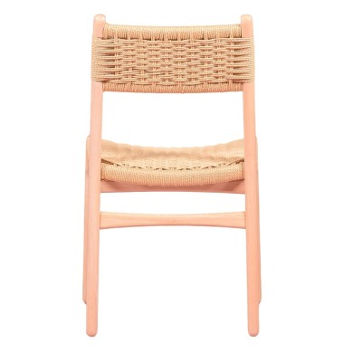 Liam Nordic chair in beech wood and natural rope