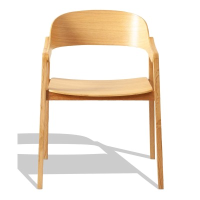 Minimalist Nordic Soho chair with arms