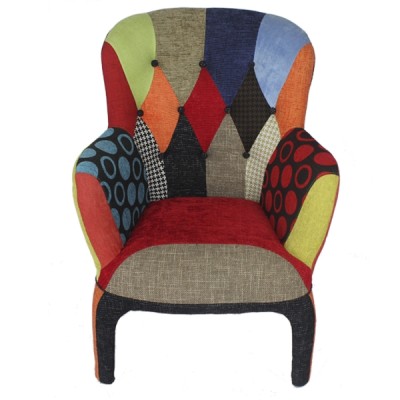 furmod Sillón Capitone Patchwork