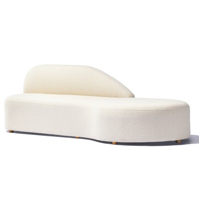 Mozart design sofa in bouclé fabric