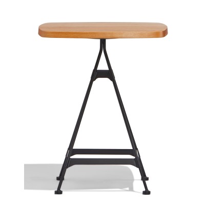 Amadeus industrial high table in beech wood