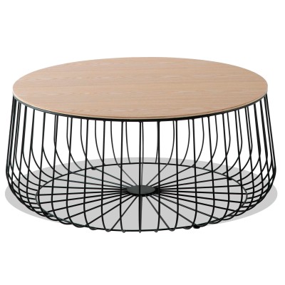 Design Zurich coffee table in ash wood