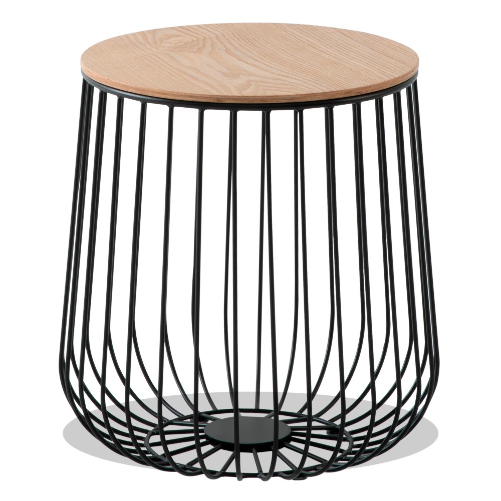 Zurich design side table in ash wood