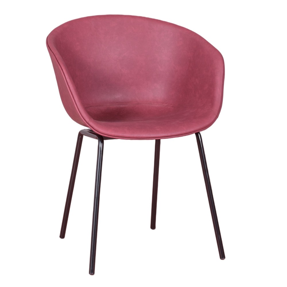 Denver Upholstered Chair in Faux Leather