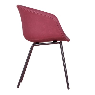 Denver Upholstered Chair in Faux Leather