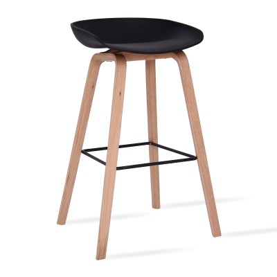 Tabouret nordique Daxer en bois de hêtre